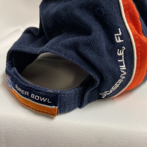 Reebok NFL Superbowl XXXIX Snapback Baseball Trucker Hat Navy OSFM - Picture 2 of 3